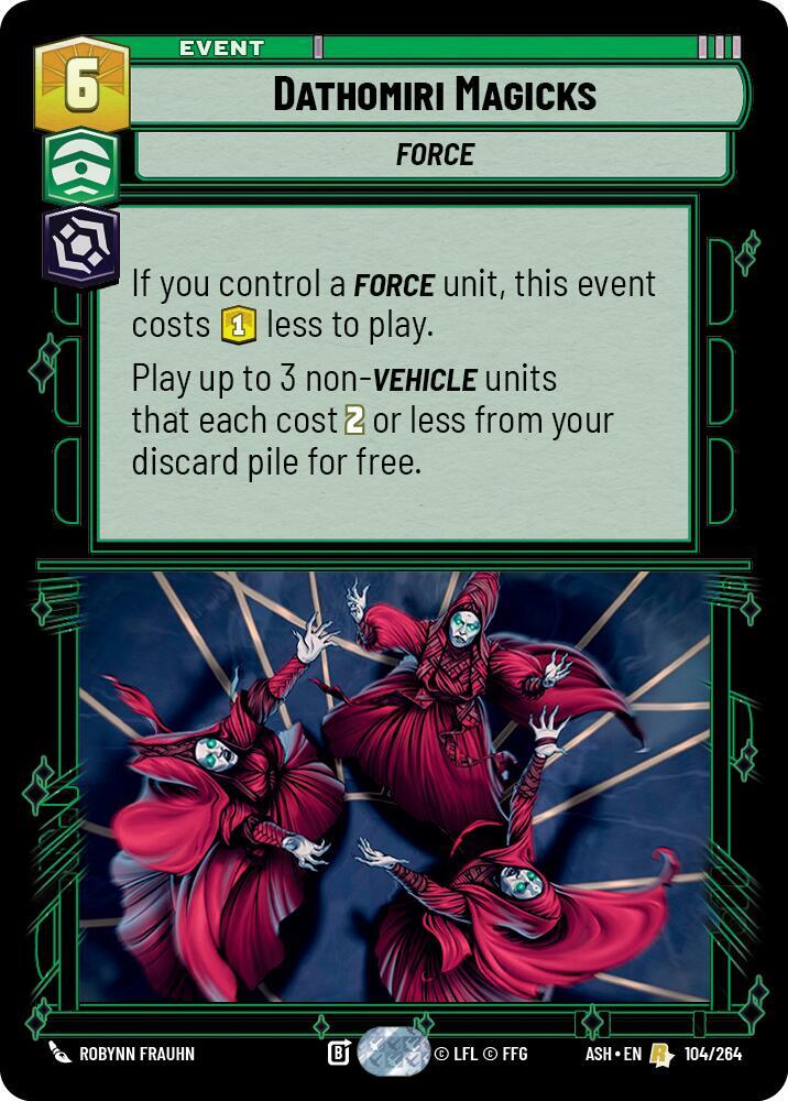 Dathomiri Magicks 104/264 Ashes of the Empire Star Wars card