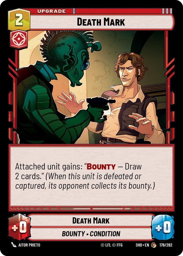 Death Mark 176/262 Shadows of the Galaxy Star Wars card