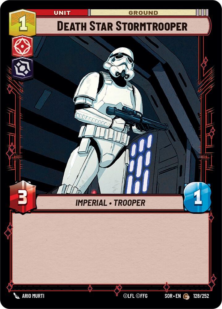 Death Star Stormtrooper 128/252 Spark of Rebellion Star Wars card