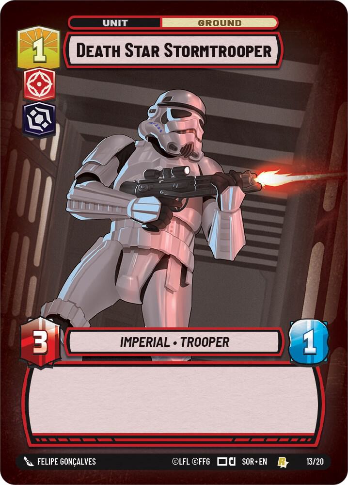 Death Star Stormtrooper 13/20 Spark of Rebellion: Weekly Play Promos Star Wars card