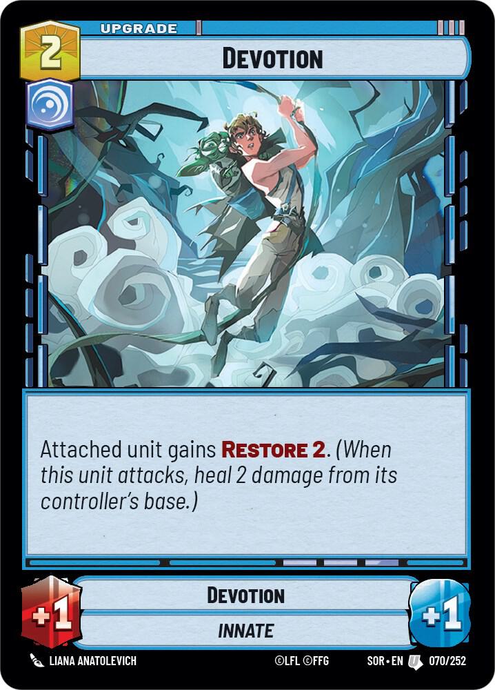 Devotion 070/252 Spark of Rebellion Star Wars card