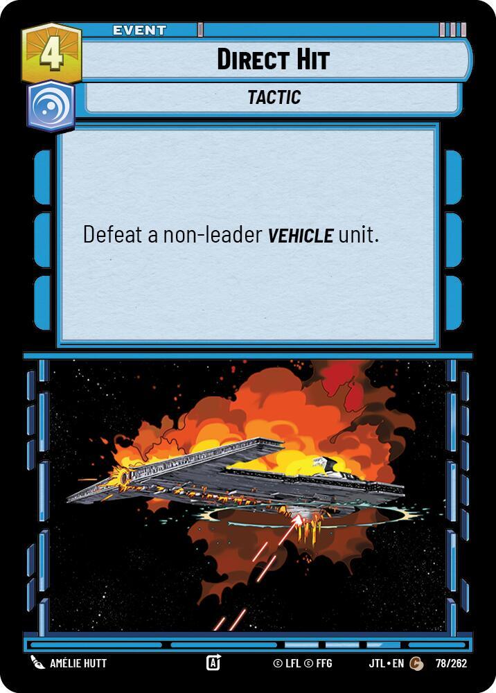 Direct Hit 078/262 Jump to Lightspeed Star Wars card