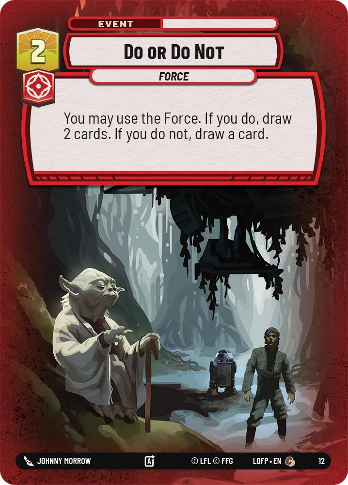 Do or Do Not 12 Legends of the Force: Weekly Play Promos Star Wars card