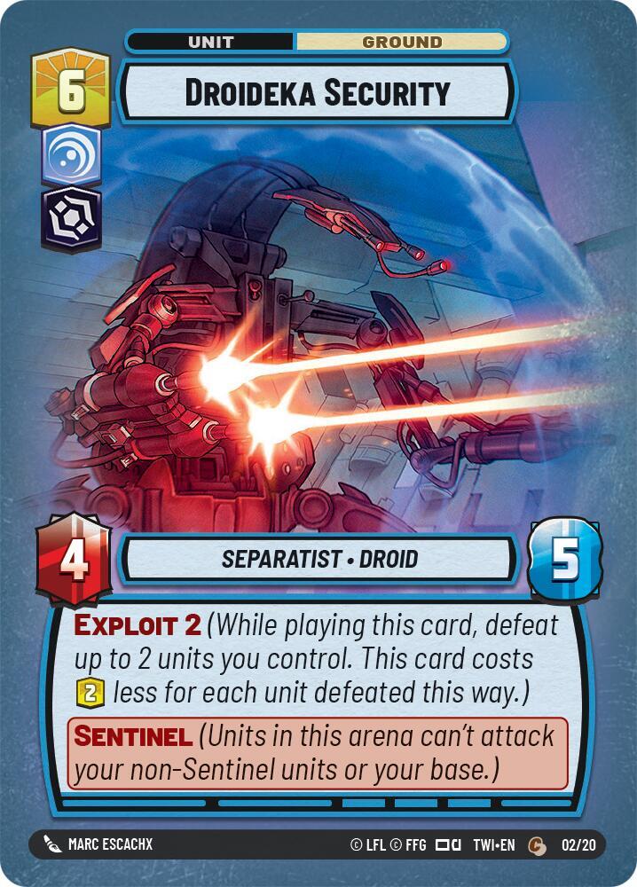 Droideka Security 45708 Twilight of the Republic: Weekly Play Promos Star Wars card