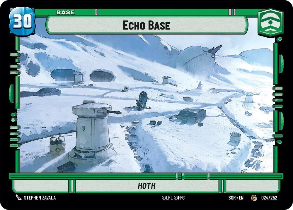 Echo Base 024/252 Spark of Rebellion Star Wars card