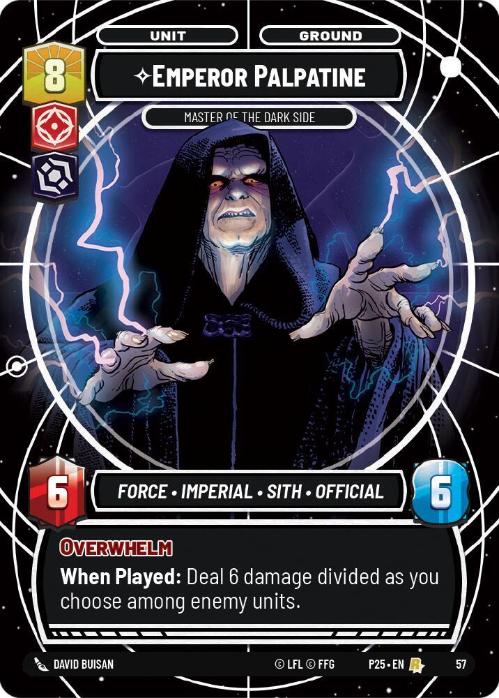 Emperor Palpatine - Master of the Dark Side 57 Organized Play Promos Star Wars card