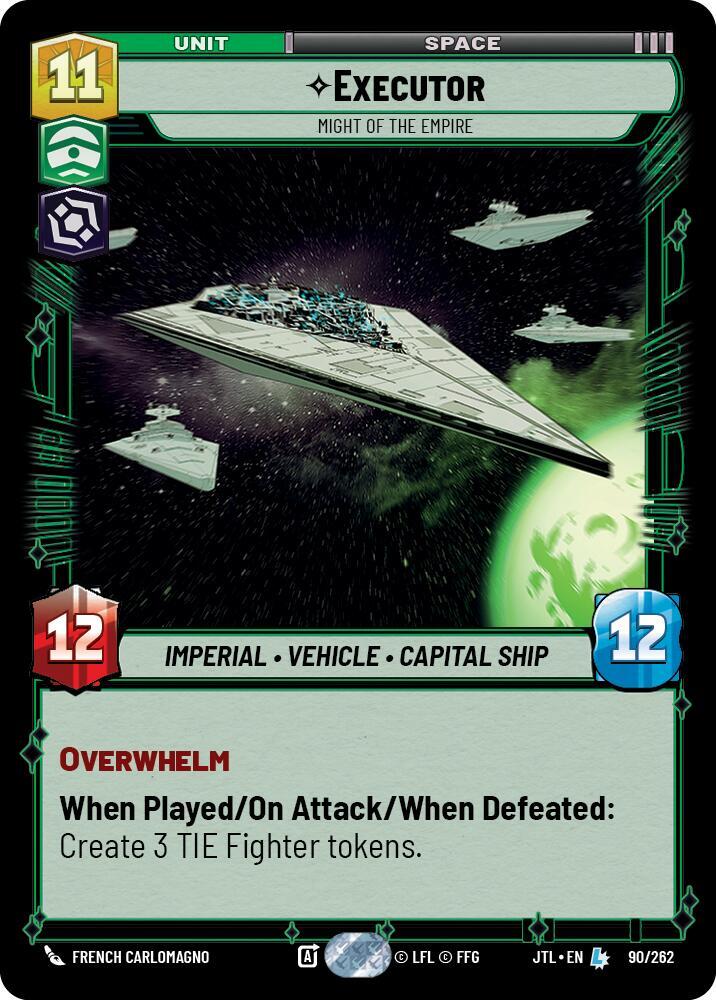 Executor - Might of the Empire 090/262 Jump to Lightspeed Star Wars card