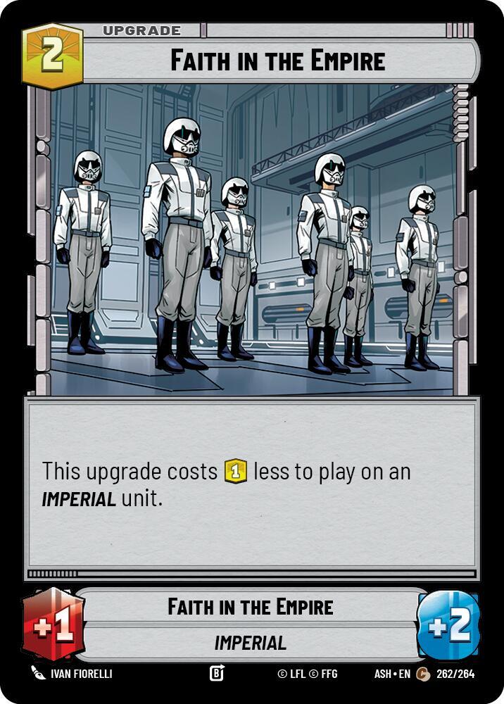 Faith in the Empire 262/264 Ashes of the Empire Star Wars card