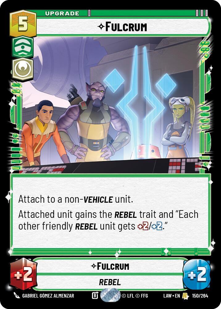 Fulcrum 150/264 A Lawless Time Star Wars card
