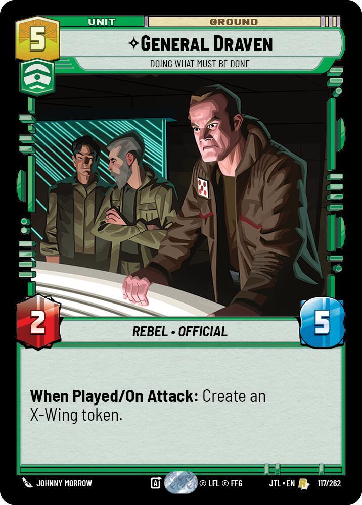 General Draven - Doing What Must Be Done 117/262 Jump to Lightspeed Star Wars card