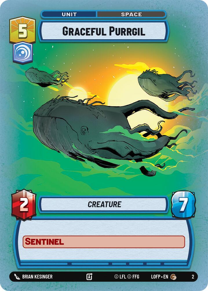 Graceful Purrgil 2 Organized Play Promos Star Wars card