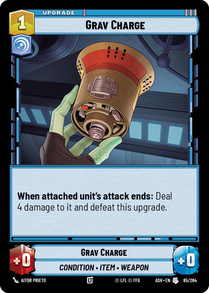 Grav Charge 85/264 Ashes of the Empire Star Wars card