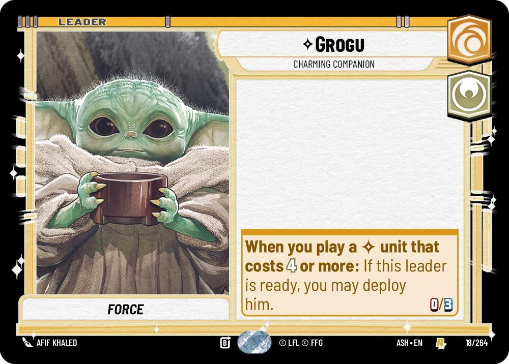 Grogu - Charming Companion 18/264 Ashes of the Empire Star Wars card