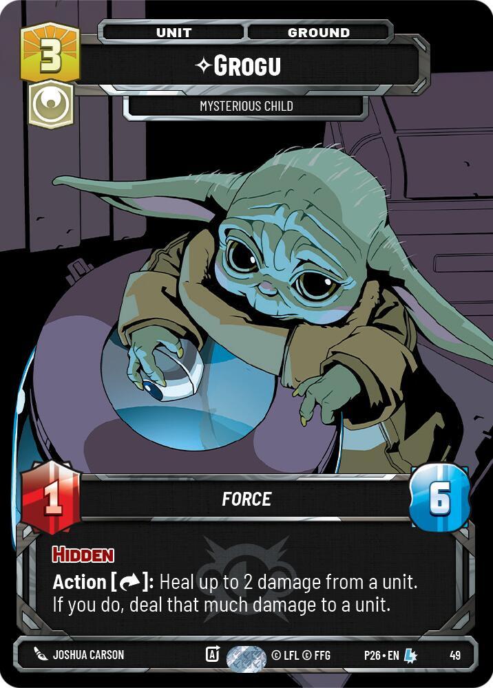 Grogu - Mysterious Child (49) 49 Sector and Regional Promos: Season 1 Star Wars card