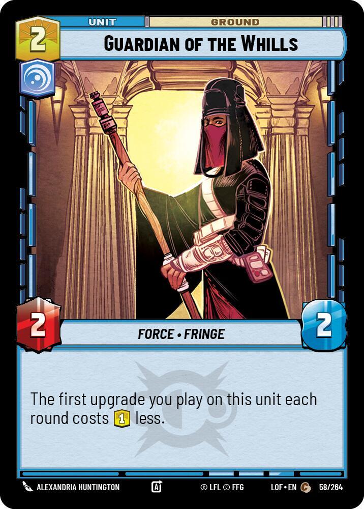 Guardian of the Whills 058/264 Legends of the Force Star Wars card