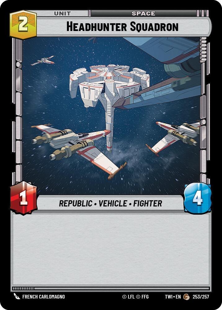 Headhunter Squadron 253/257 Twilight of the Republic Star Wars card