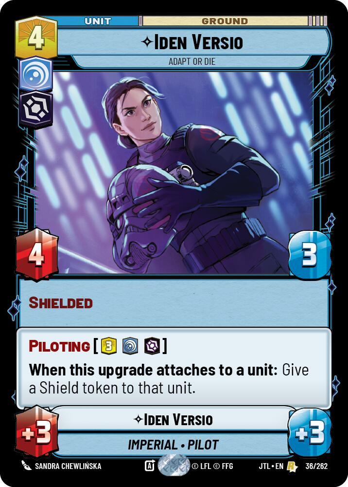 Iden Versio - Adapt or Die 036/262 Jump to Lightspeed Star Wars card