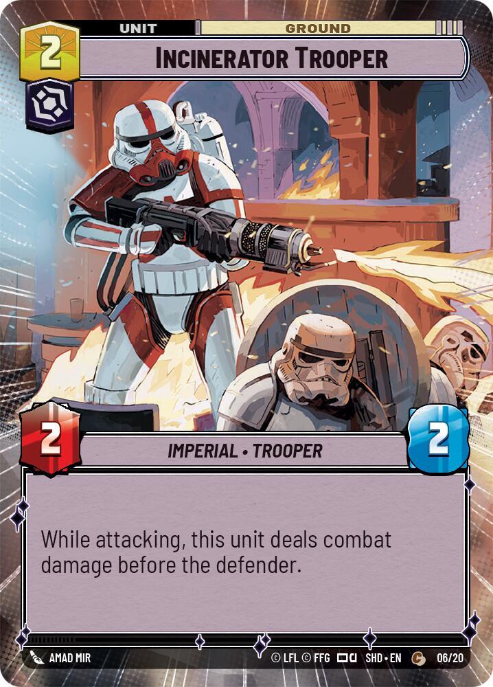 Incinerator Trooper (Hyperspace) 45828 Shadows of the Galaxy: Weekly Play Promos Star Wars card
