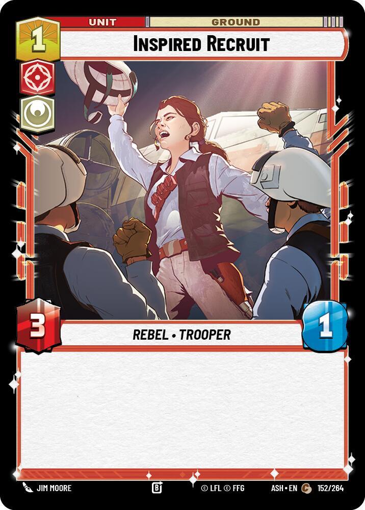 Inspired Recruit 152/264 Ashes of the Empire Star Wars card