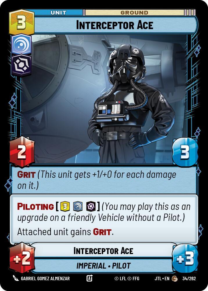 Interceptor Ace 034/262 Jump to Lightspeed Star Wars card