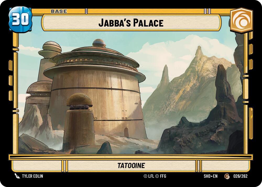 Jabba's Palace // Experience 026 // T01 Shadows of the Galaxy Star Wars card