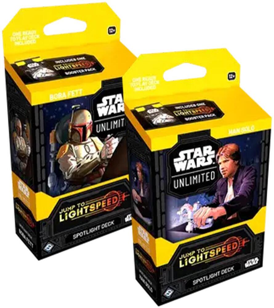 Jump to Lightspeed - Spotlight Deck Pair: Boba Fett & Han Solo  Jump to Lightspeed Star Wars card