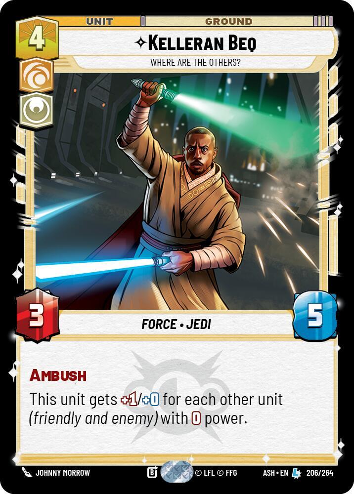 Kelleran Beq - Where are the Others? 206/264 Ashes of the Empire Star Wars card