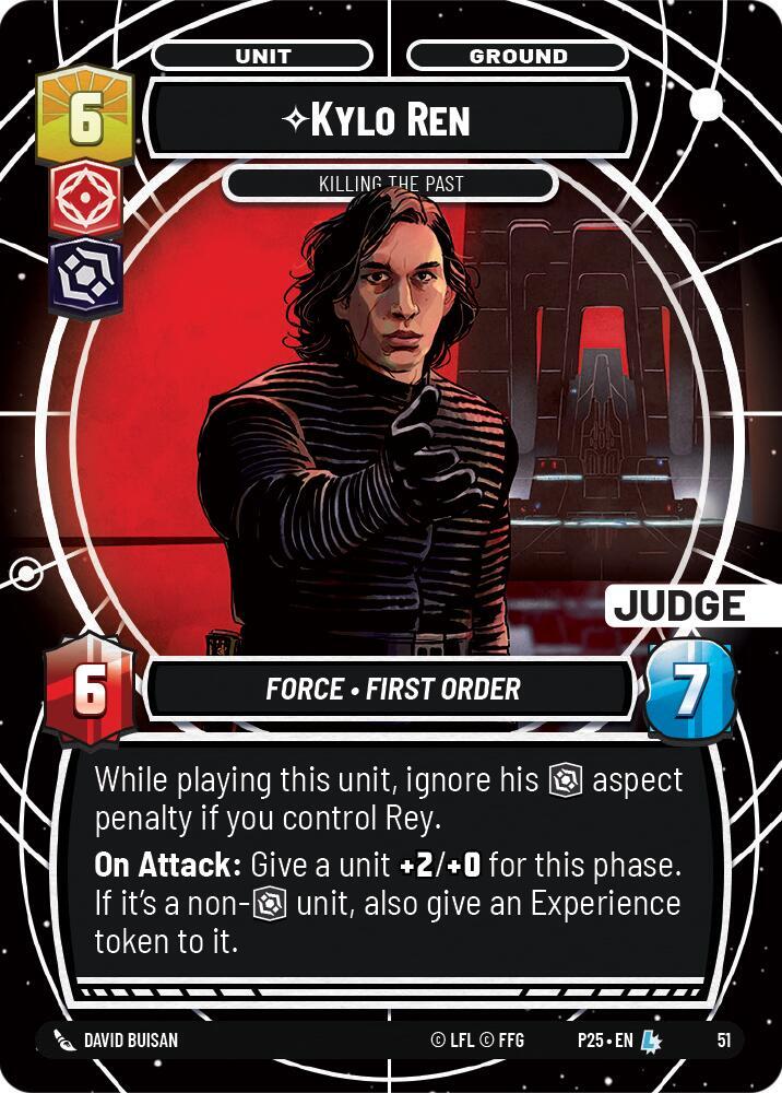 Kylo Ren - Killing the Past 51 Judge Promos Star Wars card