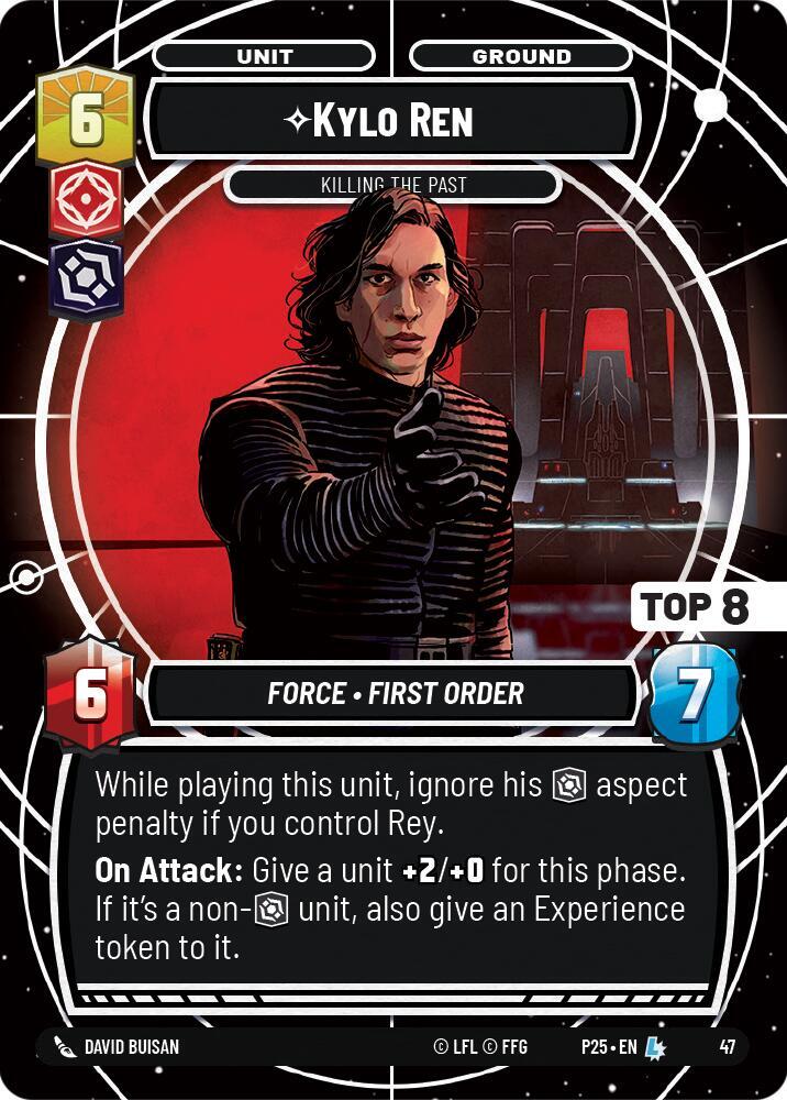 Kylo Ren - Killing the Past (Top 8) 47 Organized Play Promos Star Wars card