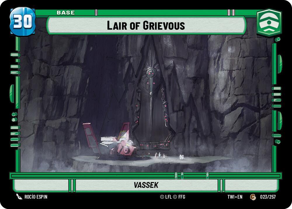 Lair of Grievous // Battle Droid 023/257 // T01/T02 Twilight of the Republic Star Wars card