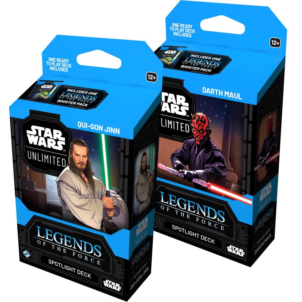 Legends of the Force - Spotlight Deck Pair: Qui-Gon Jinn & Darth Maul Legends of the Force Star Wars card