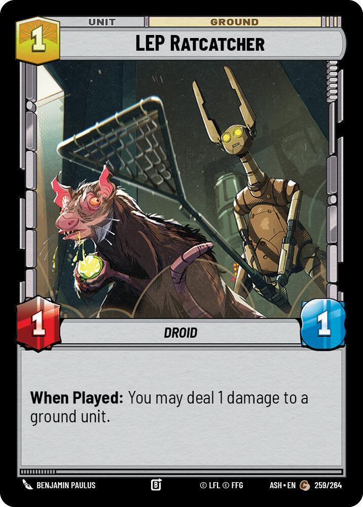 LEP Ratcatcher 259/264 Ashes of the Empire Star Wars card