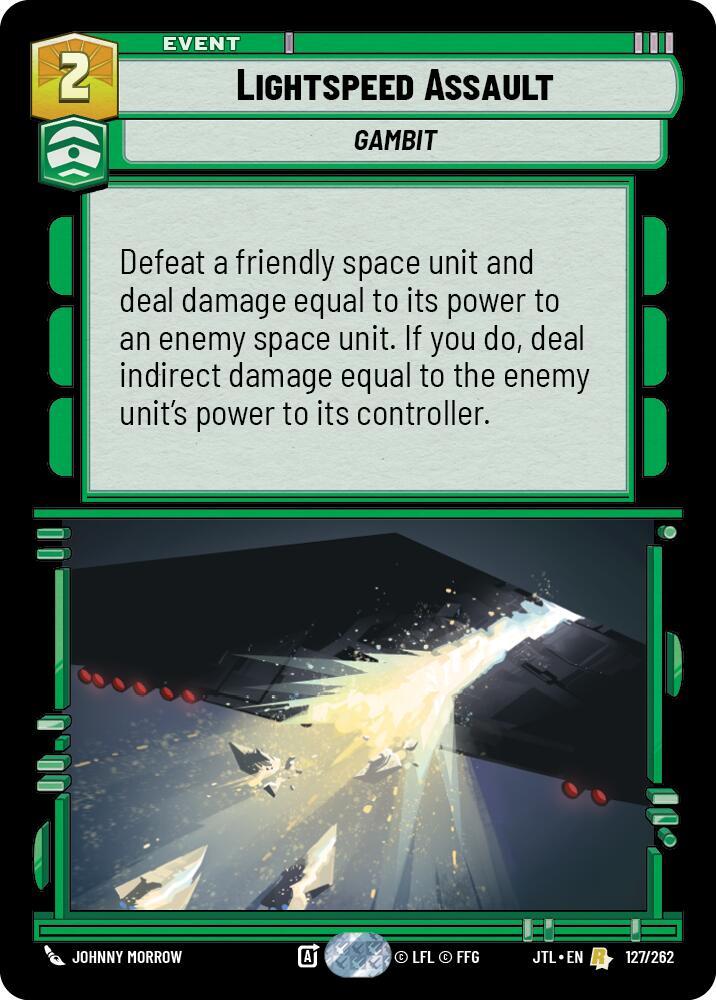 Lightspeed Assault 127/262 Jump to Lightspeed Star Wars card