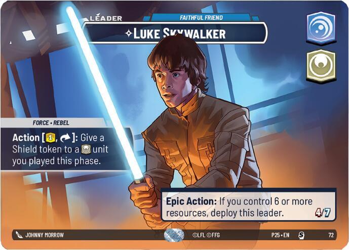 Luke Skywalker - Faithful Friend 72 Organized Play Promos Star Wars card