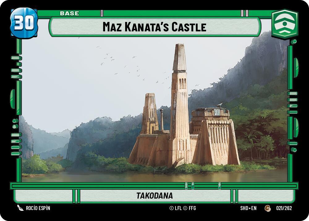 Maz Kanata's Castle // Experience 021 // T01 Shadows of the Galaxy Star Wars card