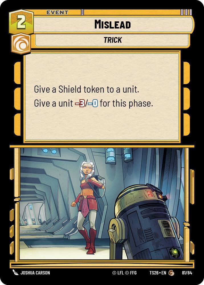 Mislead 81/64 Twin Suns Star Wars card