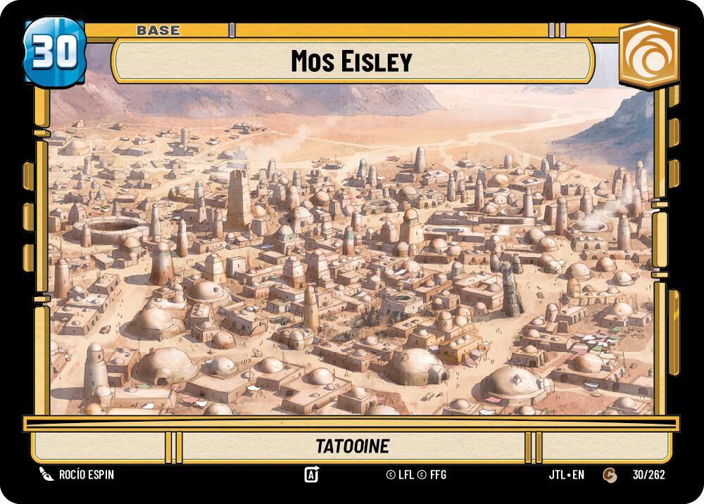 Mos Eisley // Experience 030/262 // T03/T04 Jump to Lightspeed Star Wars card