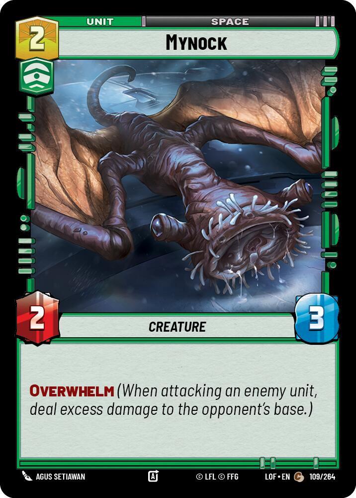 Mynock 109/264 Legends of the Force Star Wars card