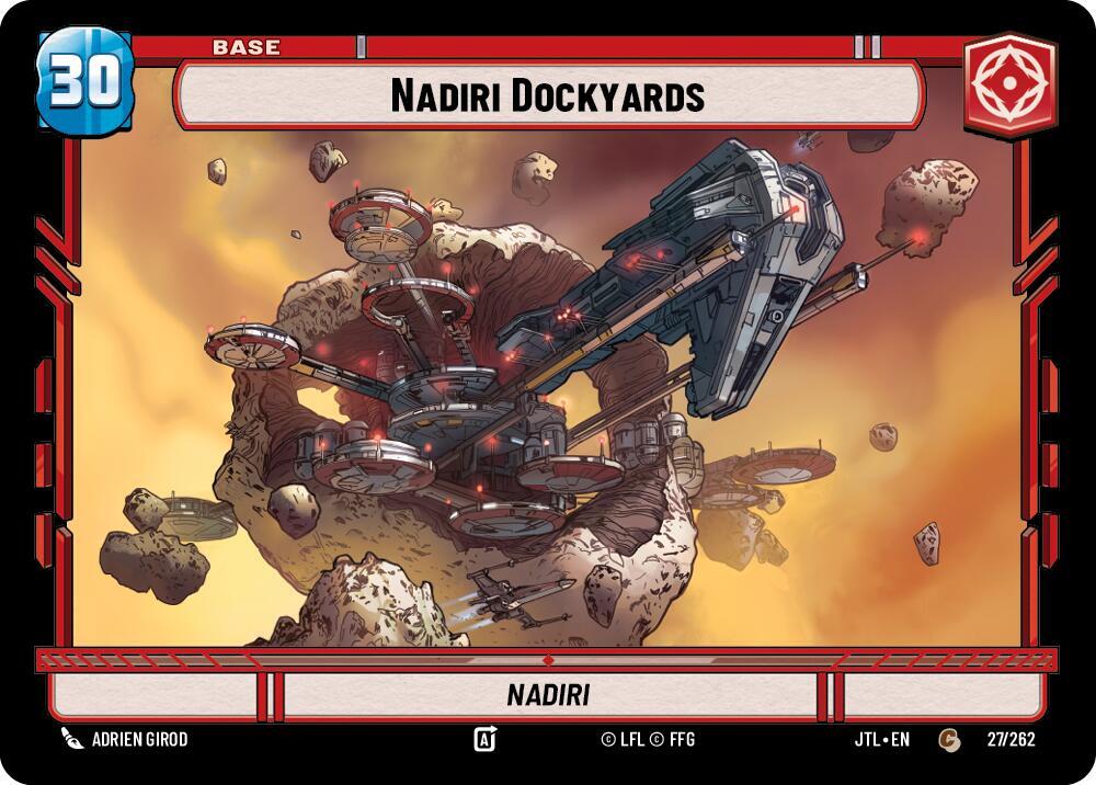 Nadiri Dockyards // Shield 027/262 // T04/T04 Jump to Lightspeed Star Wars card
