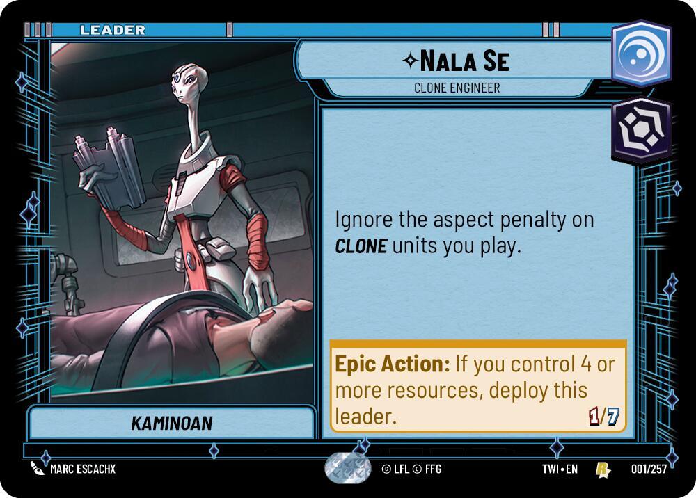 Nala Se - Clone Engineer 001/257 Twilight of the Republic Star Wars card