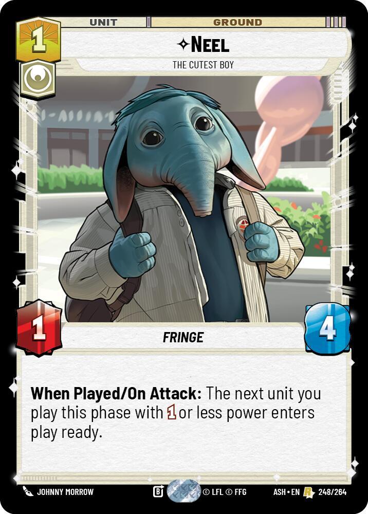 Neel - The Cutest Boy 248/264 Ashes of the Empire Star Wars card