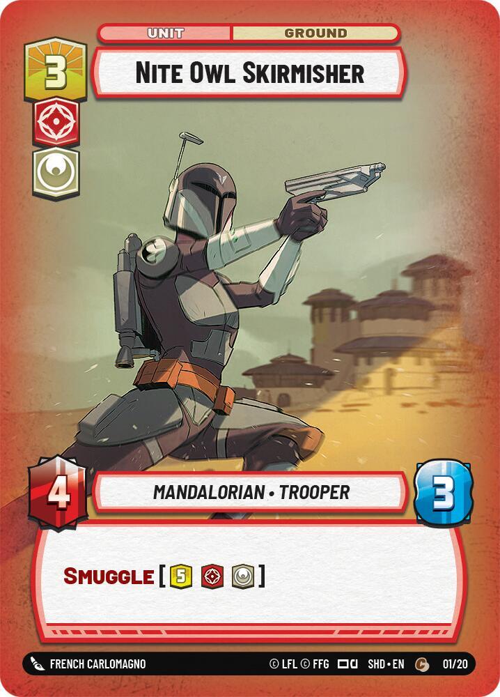 Nite Owl Skirmisher 45677 Shadows of the Galaxy: Weekly Play Promos Star Wars card