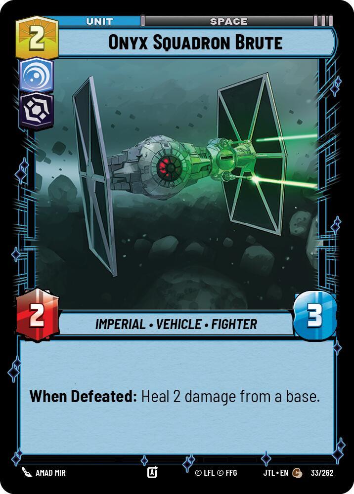 Onyx Squadron Brute 033/262 Jump to Lightspeed Star Wars card