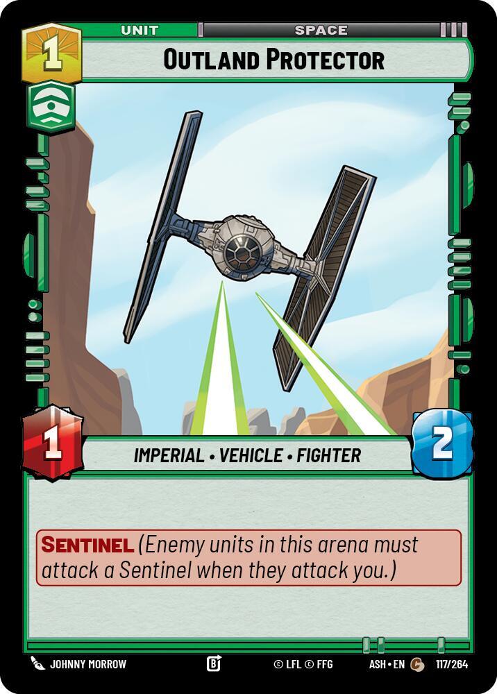 Outland Protector 117/264 Ashes of the Empire Star Wars card