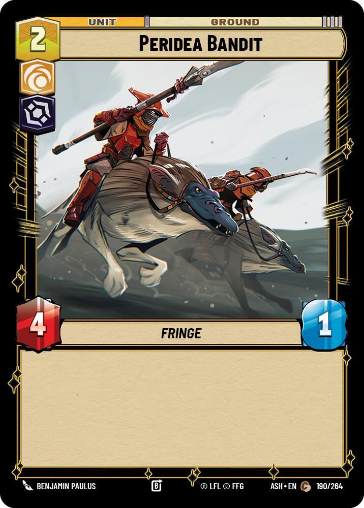 Peridea Bandit 190/264 Ashes of the Empire Star Wars card