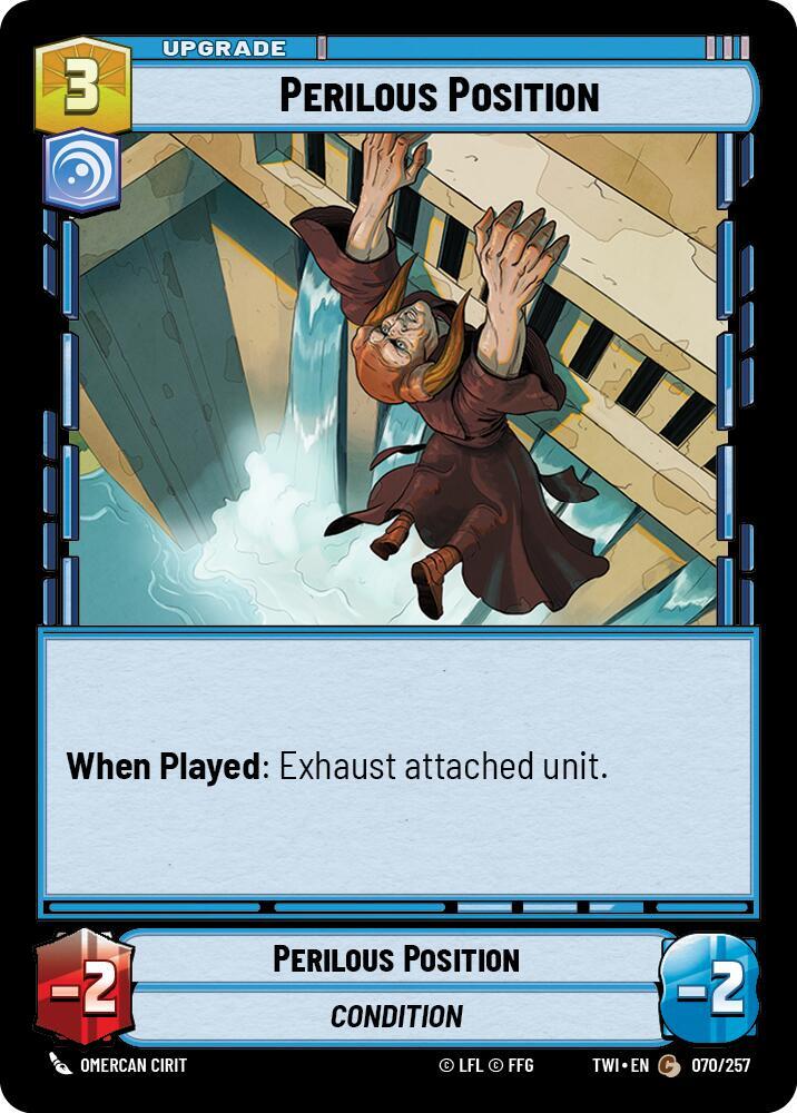 Perilous Position 070/257 Twilight of the Republic Star Wars card