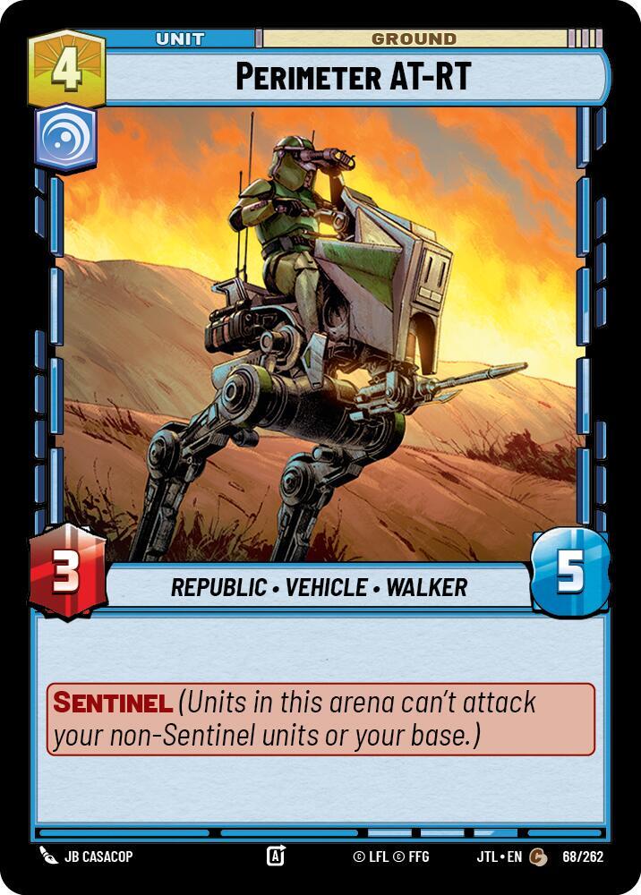 Perimeter AT-RT 068/262 Jump to Lightspeed Star Wars card