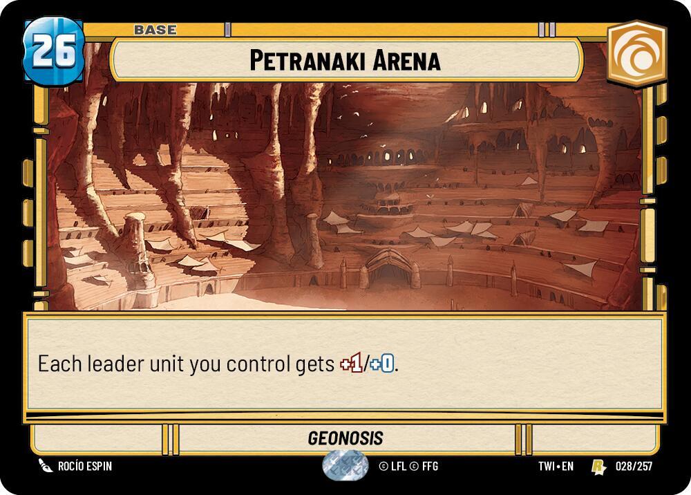 Petranaki Arena 028/257 Twilight of the Republic Star Wars card