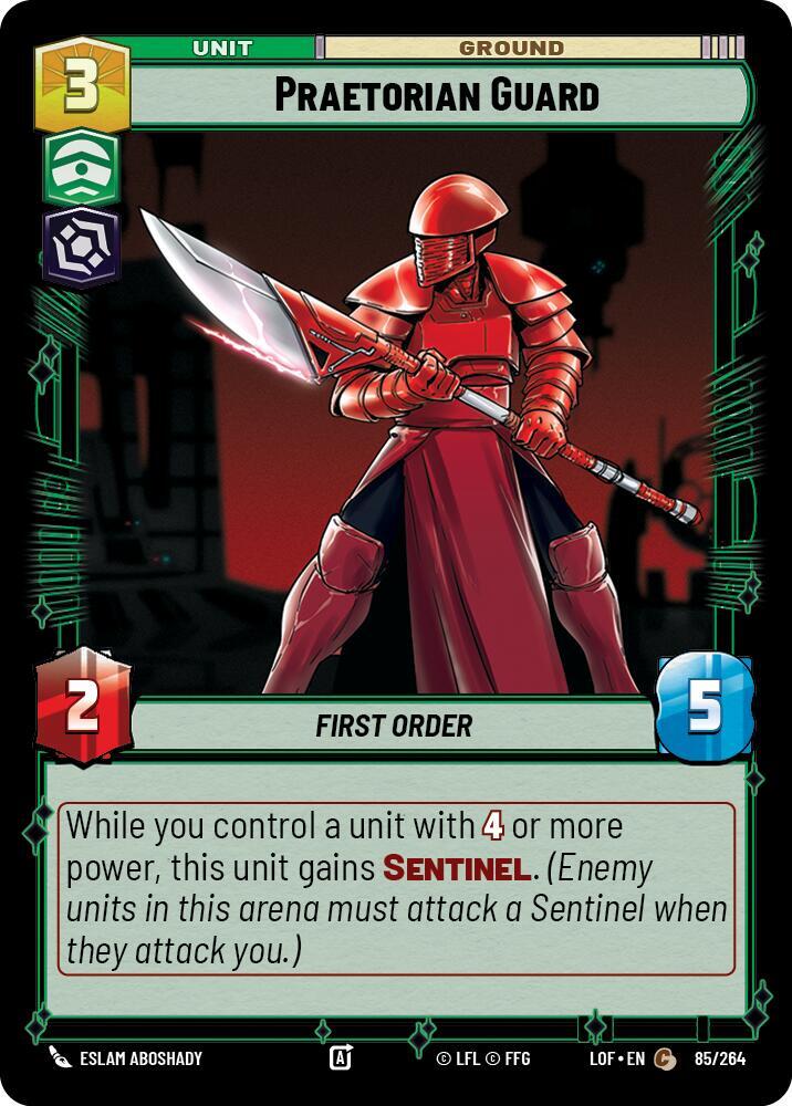 Praetorian Guard 085/264 Legends of the Force Star Wars card