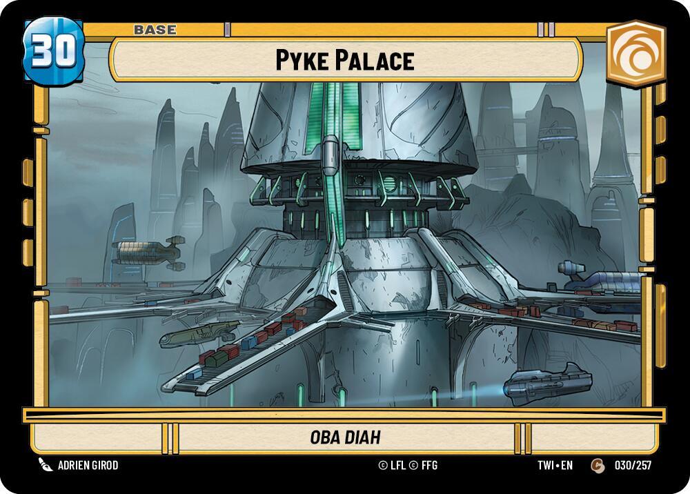 Pyke Palace // Battle Droid 030/257 // T01/T02 Twilight of the Republic Star Wars card
